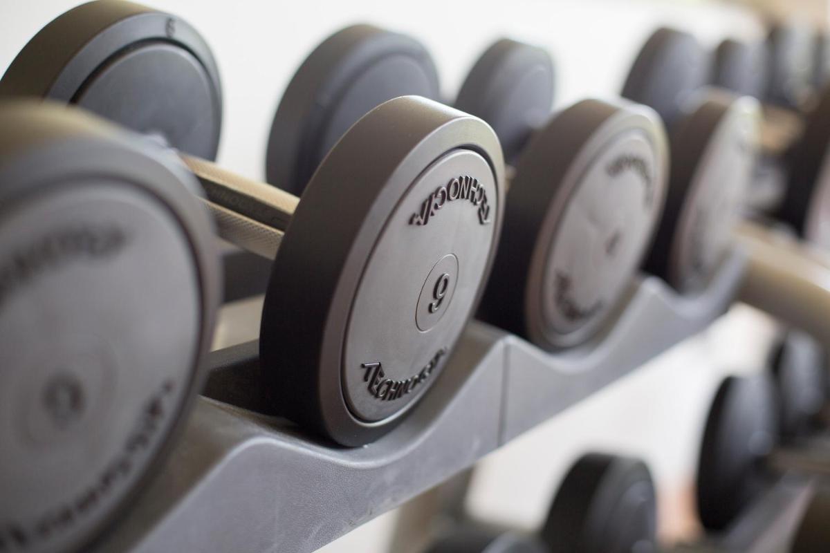 Gimnasio o instalaciones de fitness de Hipotels Bahia Cala Millor - Adults Only