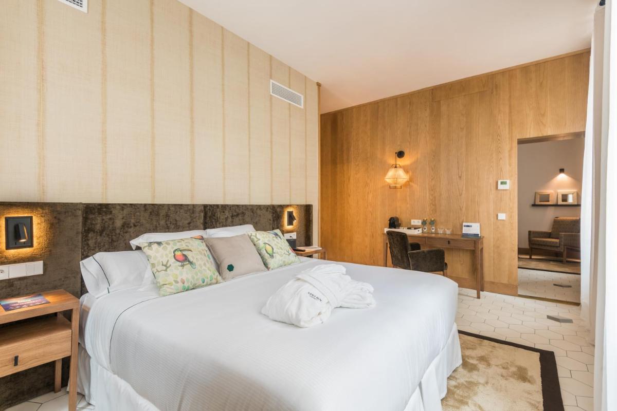 Cama o camas de una habitación en Boutique Hotel Sant Roc & Spa