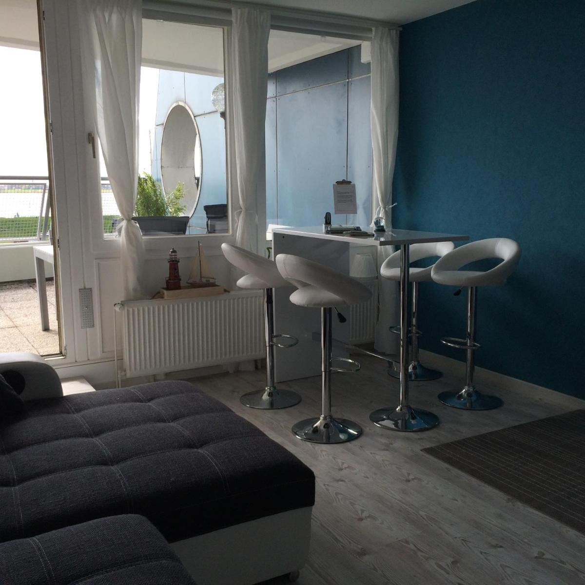havenBlicke - großzügige Terrasse mit Blick auf die Weser - Housity