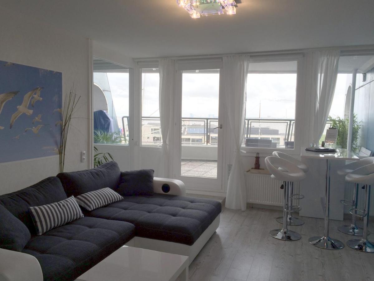 havenBlicke - großzügige Terrasse mit Blick auf die Weser - Housity