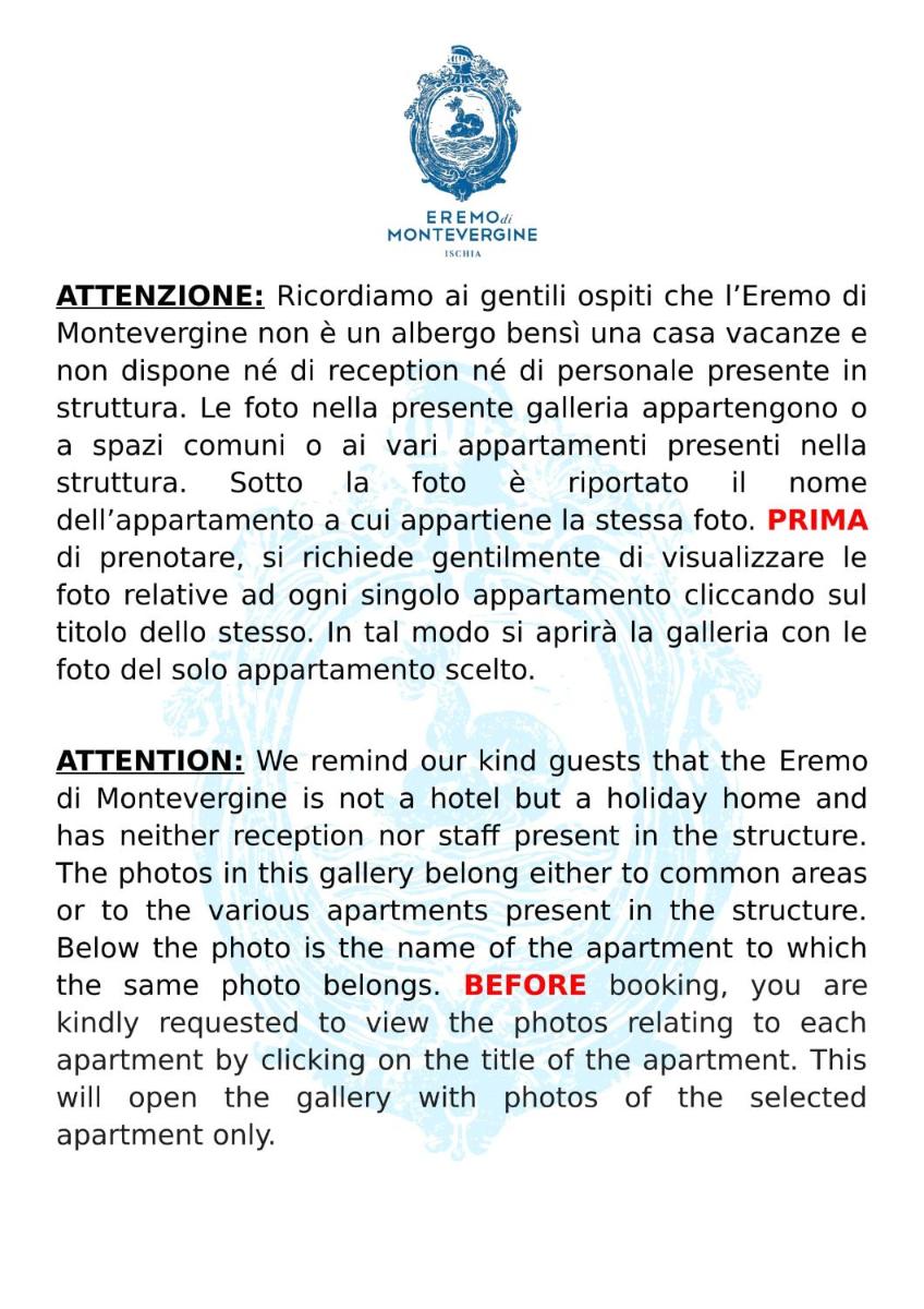 Eremo di Montevergine Ischia Apartments - Housity