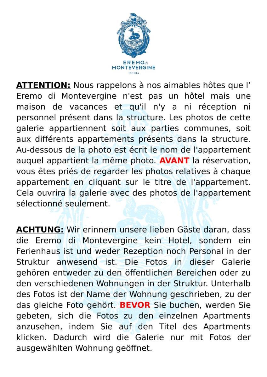Eremo di Montevergine Ischia Apartments - Housity
