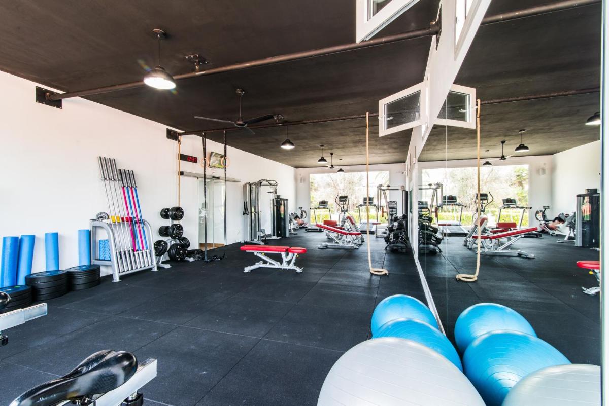 Gimnasio o instalaciones de fitness de Hotel Na Taconera