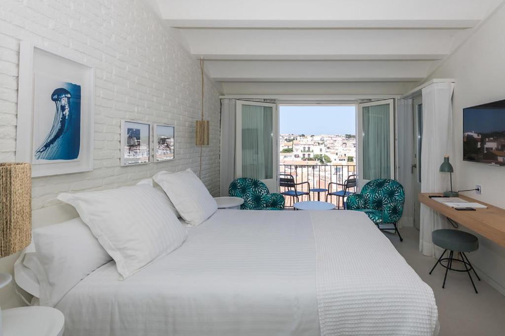 Cama o camas de una habitación en Boutique Hotel Villa Gala by Fimedhotels