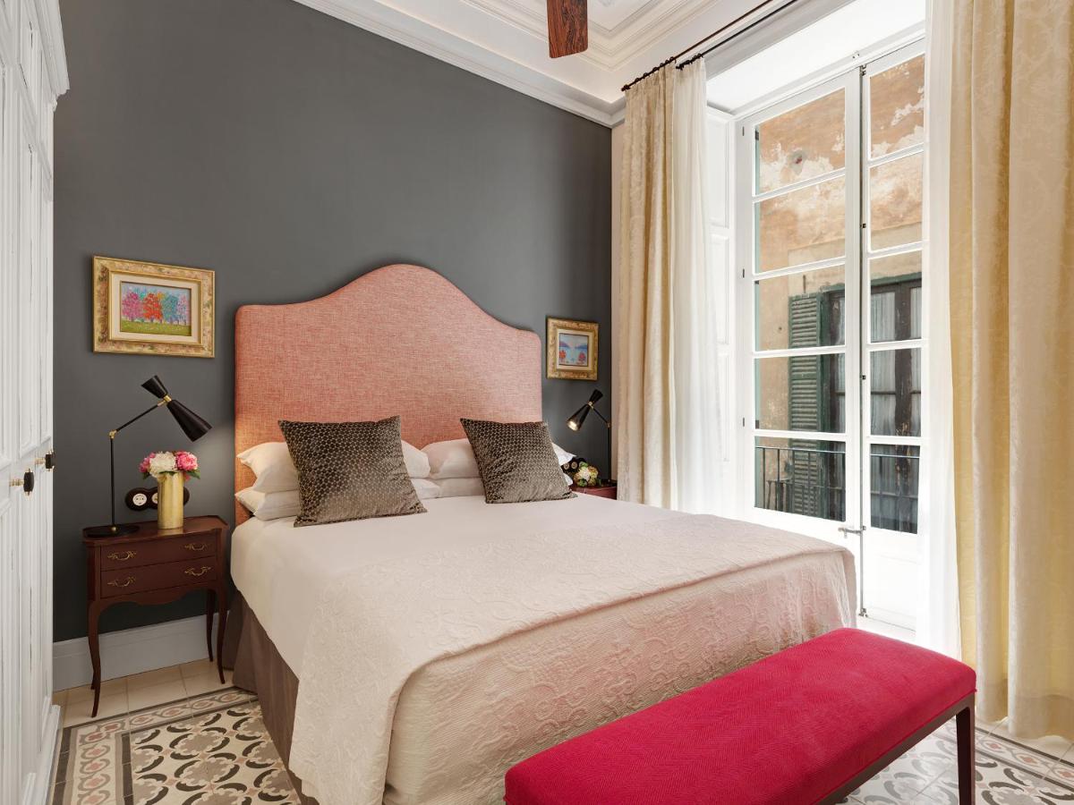 Cama o camas de una habitación en Hotel Gloria de Sant Jaume