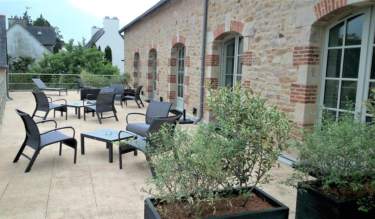 Jardin de l'établissement Hôtel Ginkgo - SPA Biloba