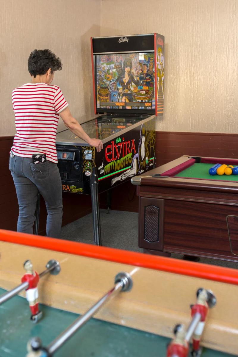 Salle de jeux dans l'établissement Hôtel-Résidence Le Lys