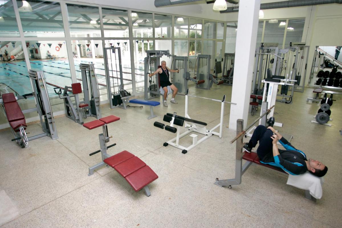 Gimnasio o instalaciones de fitness de Hotel & SPA Dynastic