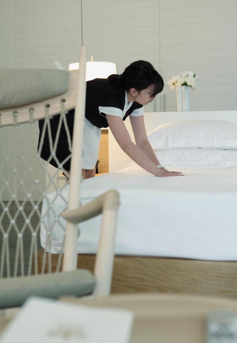 Cama o camas de una habitación en Atrio