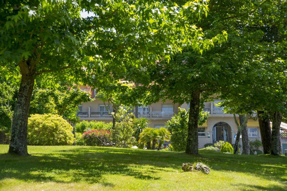 Jardín al aire libre en Hotel Spa Atlántico San Vicente do Mar