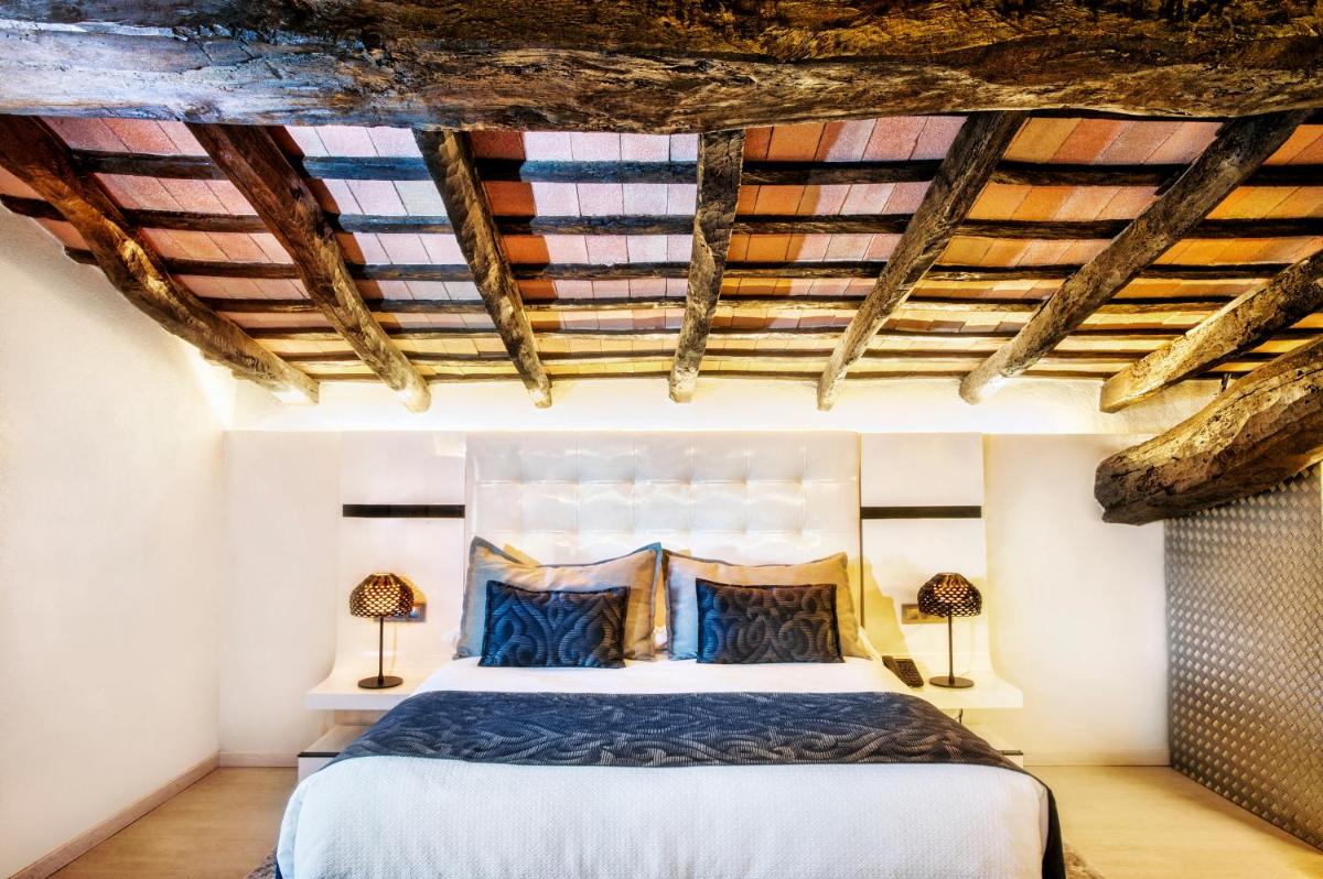 Cama o camas de una habitación en Mas Tapiolas