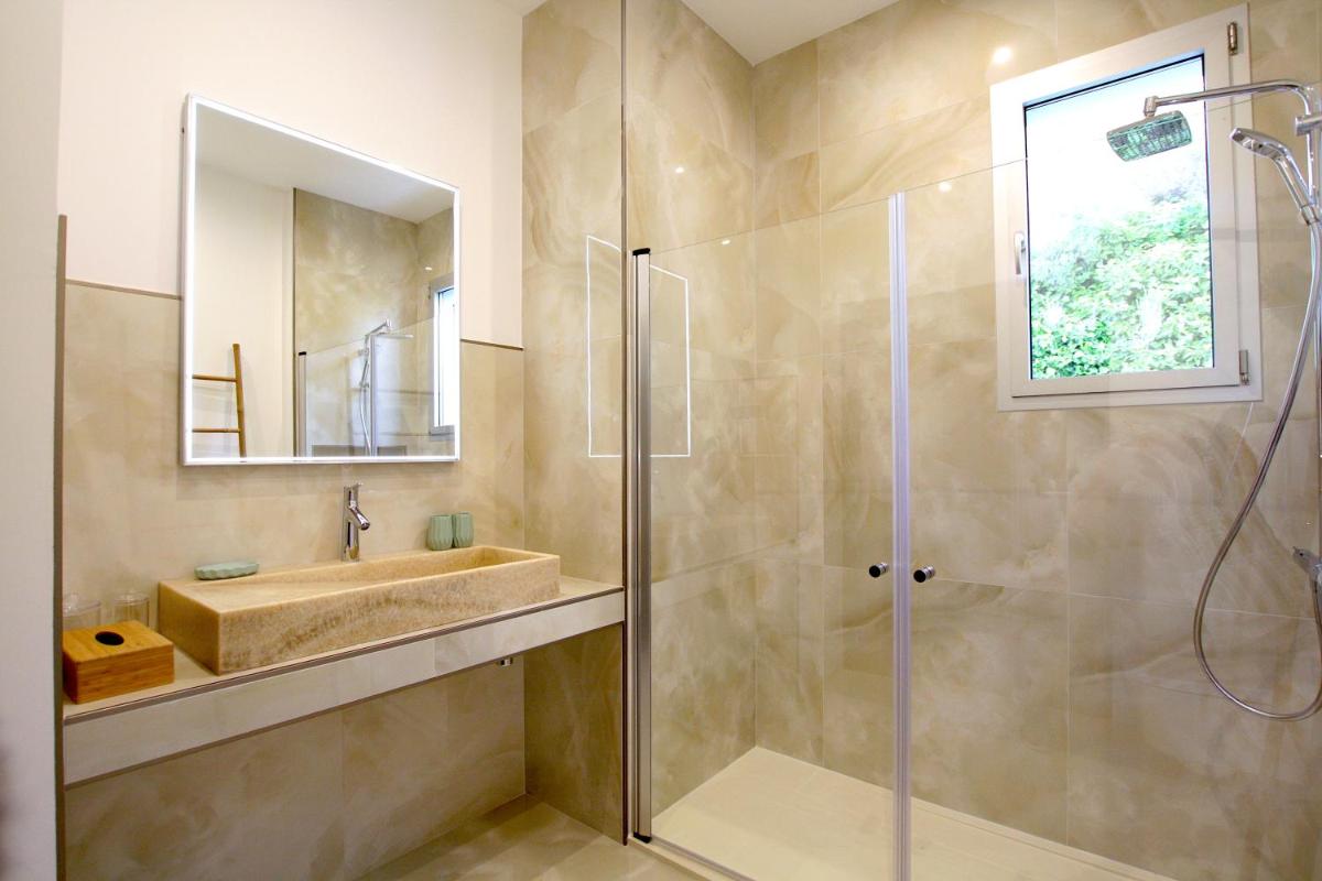 Salle de bains dans l'établissement Hotel Minera