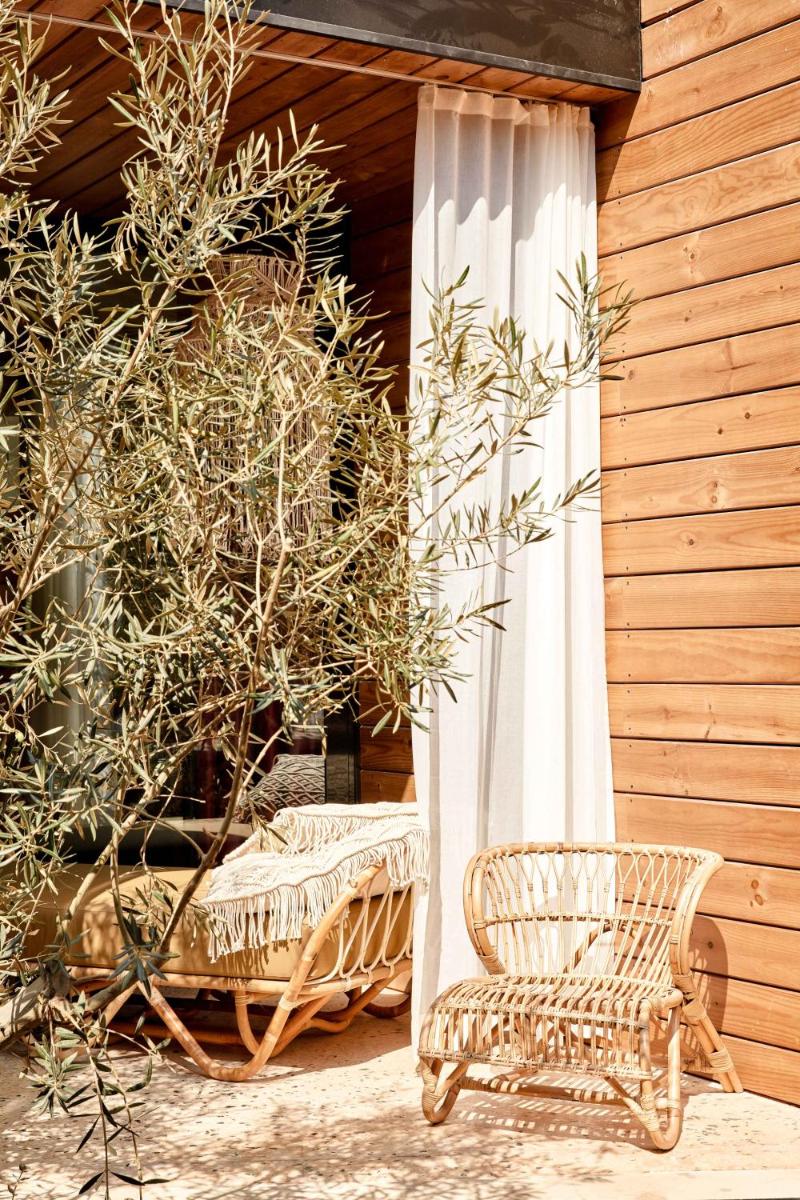 Jardín al aire libre en Bikini Island & Mountain Port de Soller "Adults only"