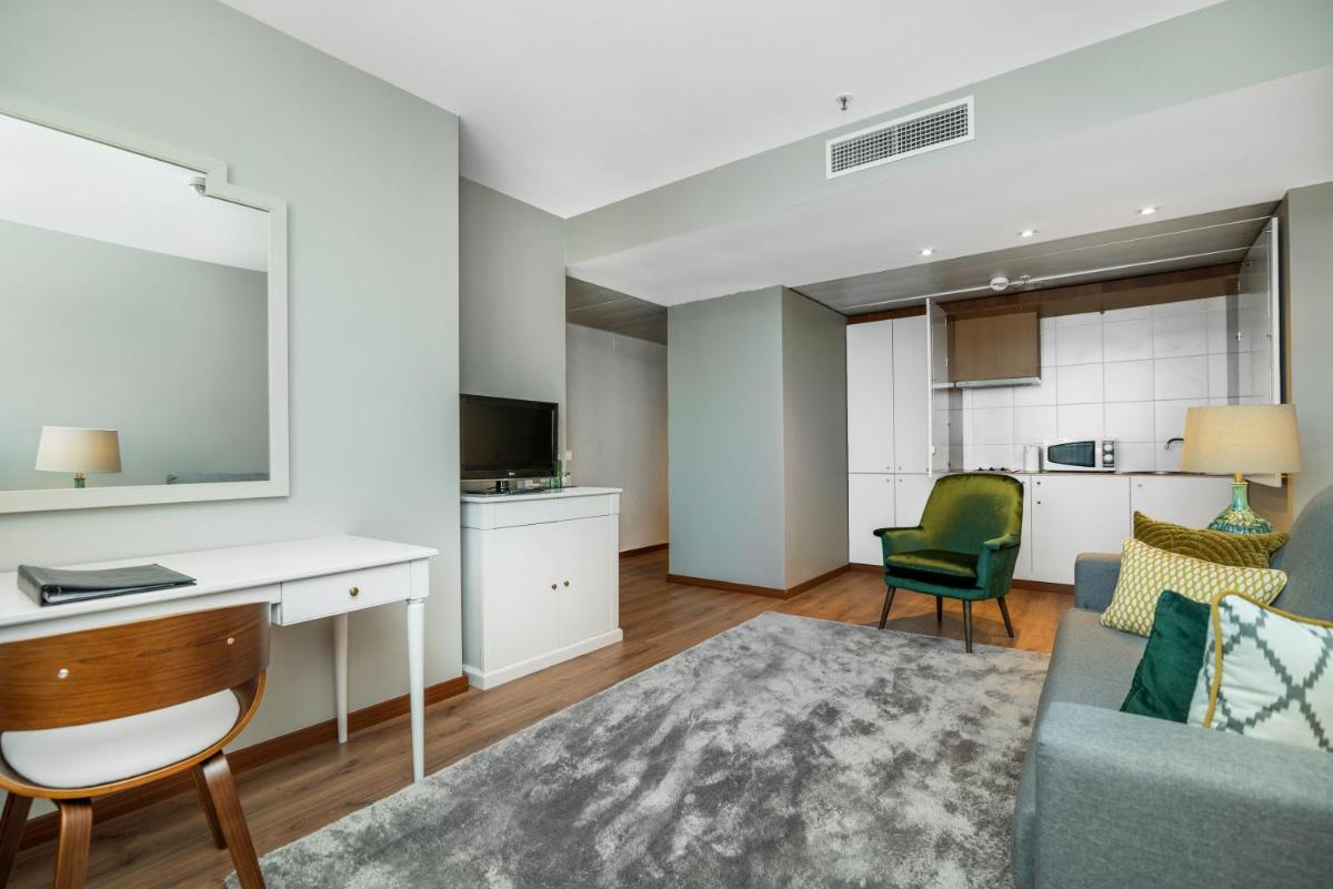 A cozinha ou kitchenette de Gaia Residence