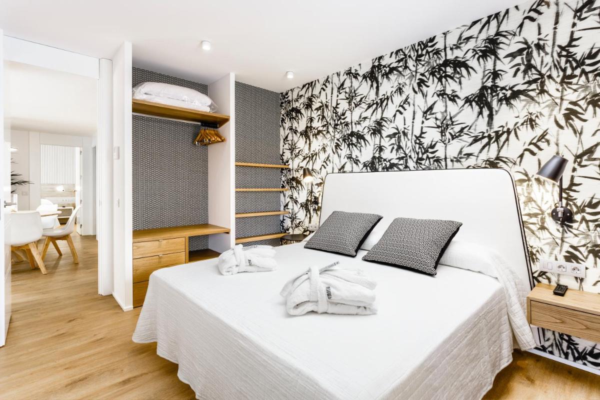 Cama o camas de una habitación en Hotel Anabel
