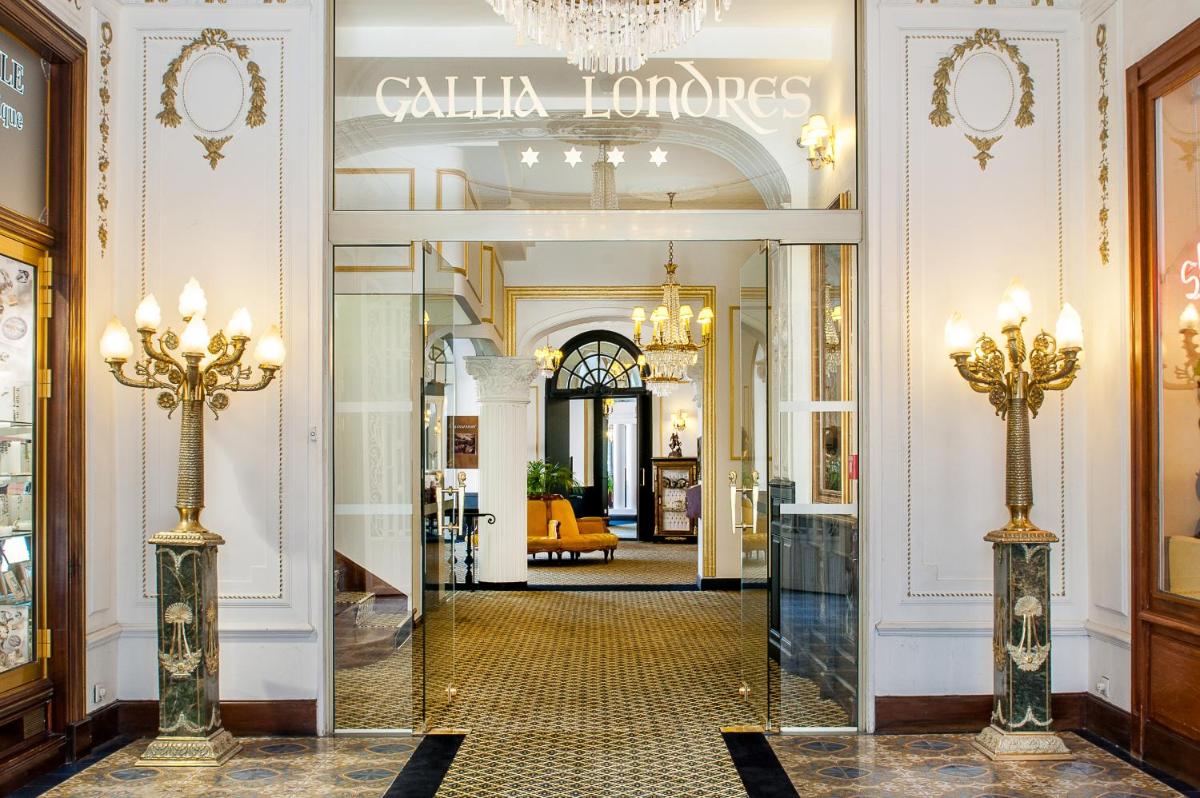 Hall ou réception de l'établissement Grand Hotel Gallia & Londres