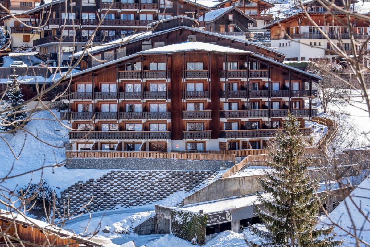 L'établissement Hotel le Petit Dru en hiver