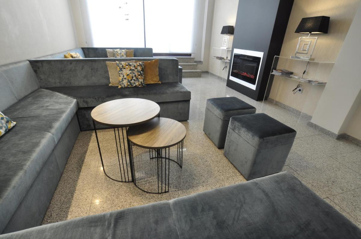 Zona de estar de Hotel & Spa Real Jaca