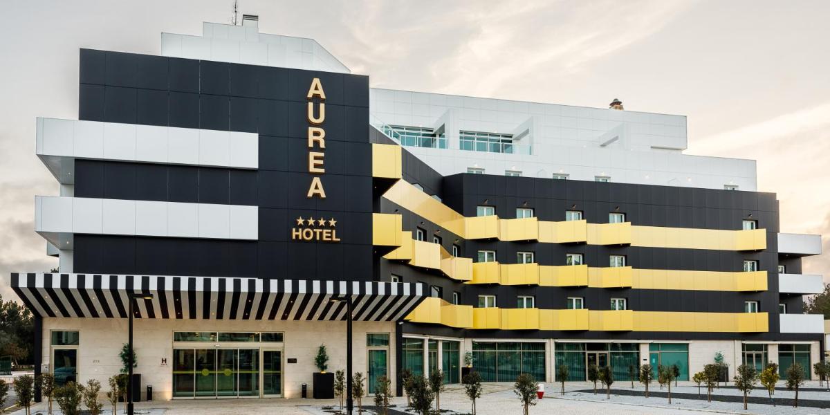 O edifício onde o hotel está situado
