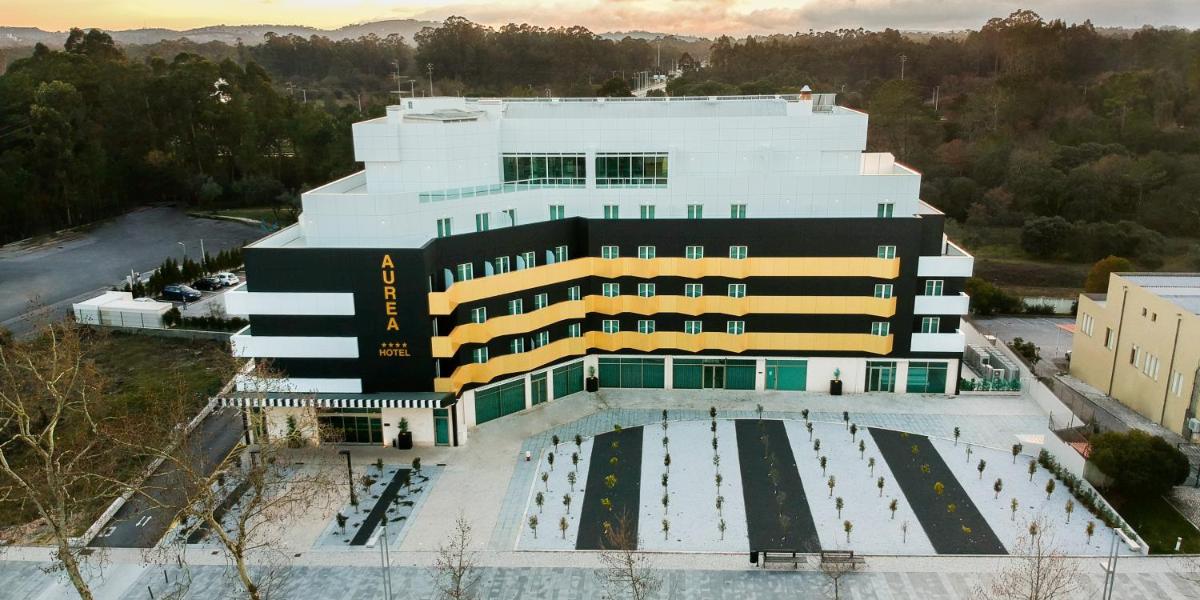 O edifício onde o hotel está situado