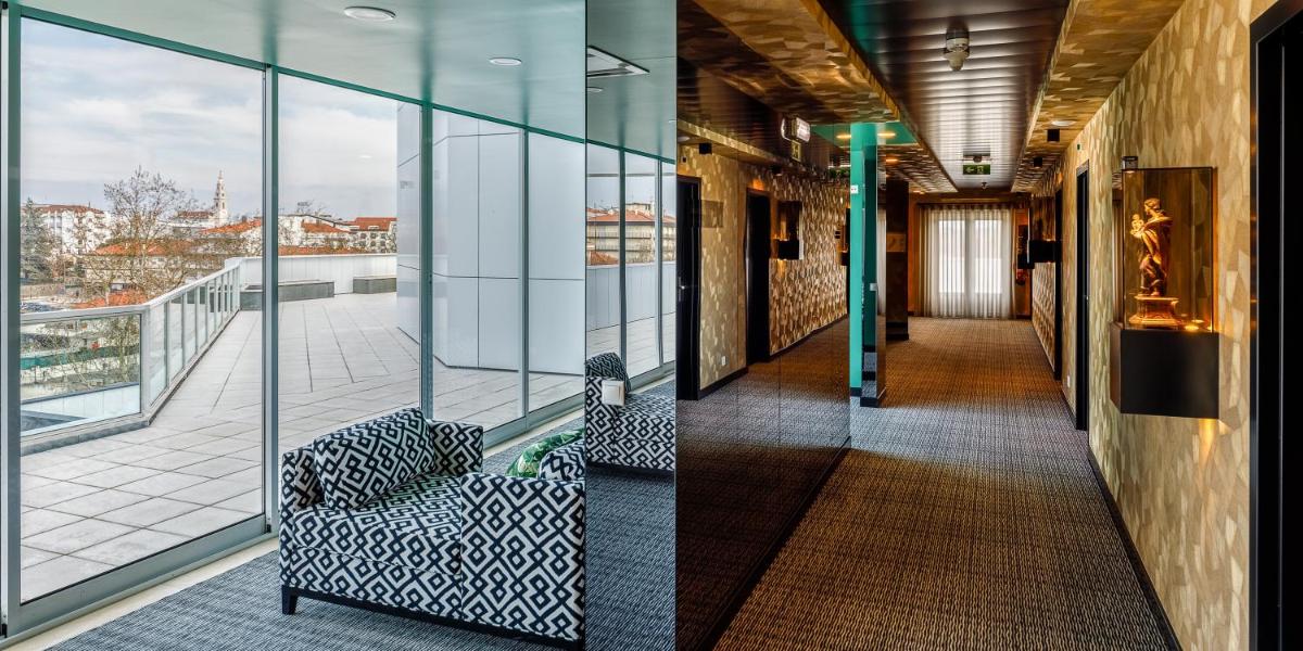 Uma área de estar em Aurea Fatima Hotel Congress & Spa