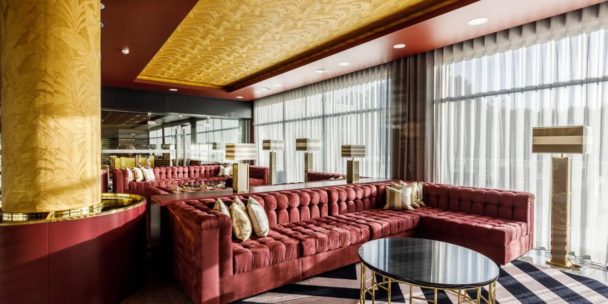 Uma área de estar em Aurea Fatima Hotel Congress & Spa