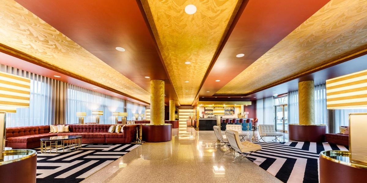 Uma área de estar em Aurea Fatima Hotel Congress & Spa