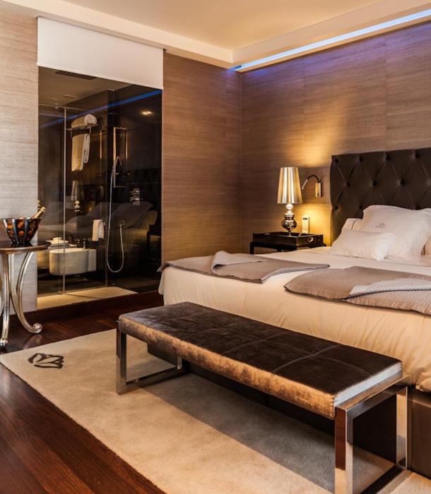 Cama o camas de una habitación en Gran Hotel Nagari Boutique & Spa