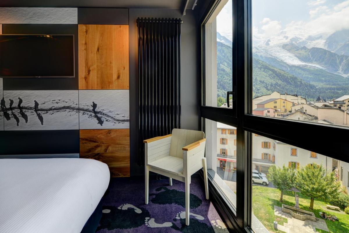 Vue générale sur la montagne ou vue sur la montagne depuis l'hôtel