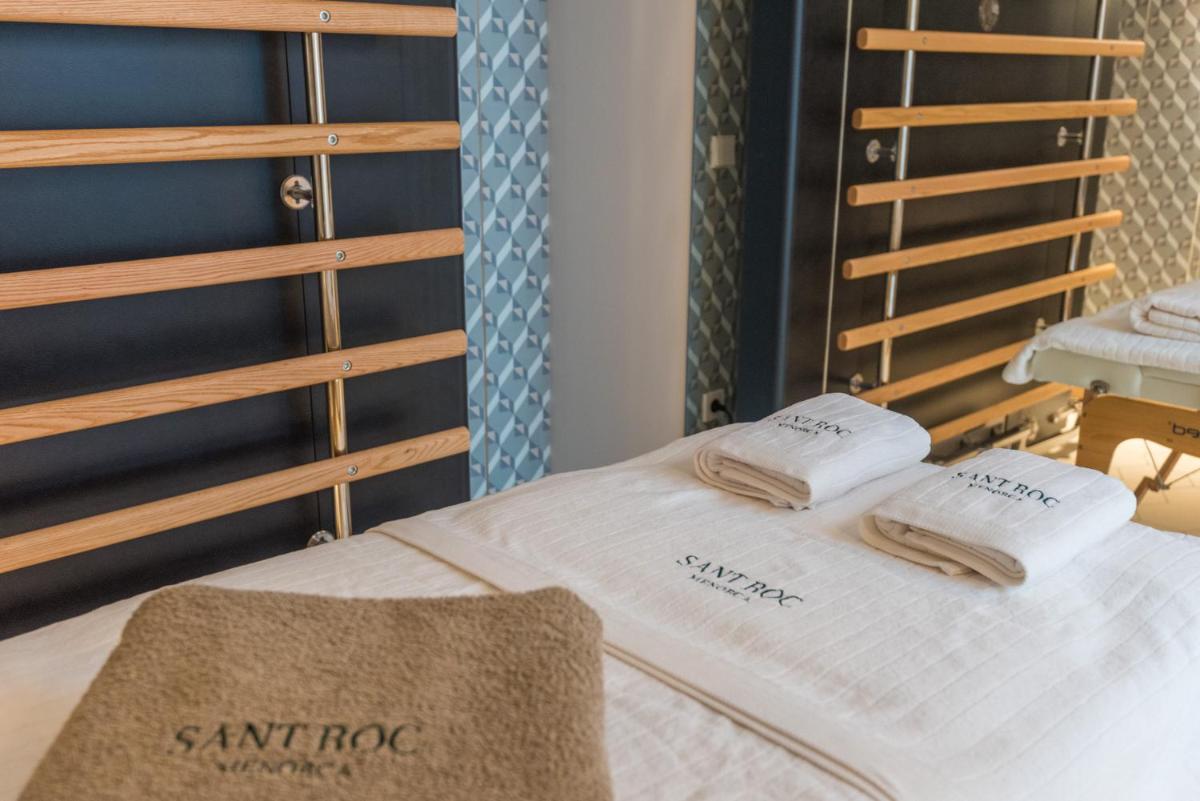 Cama o camas de una habitación en Boutique Hotel Sant Roc & Spa