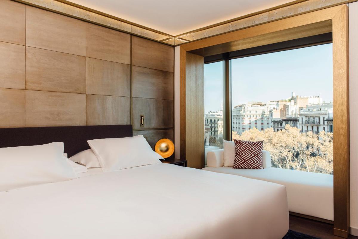 Cama o camas de una habitación en Almanac Barcelona