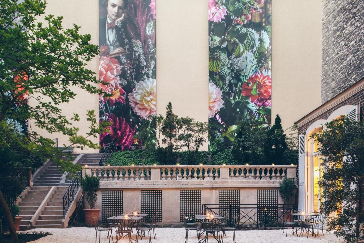 Jardin de l'établissement Hôtel Alfred Sommier