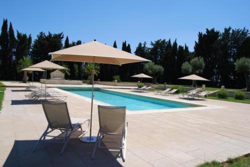 Piscine de l'établissement Domaine du Grand Malherbes ou située à proximité