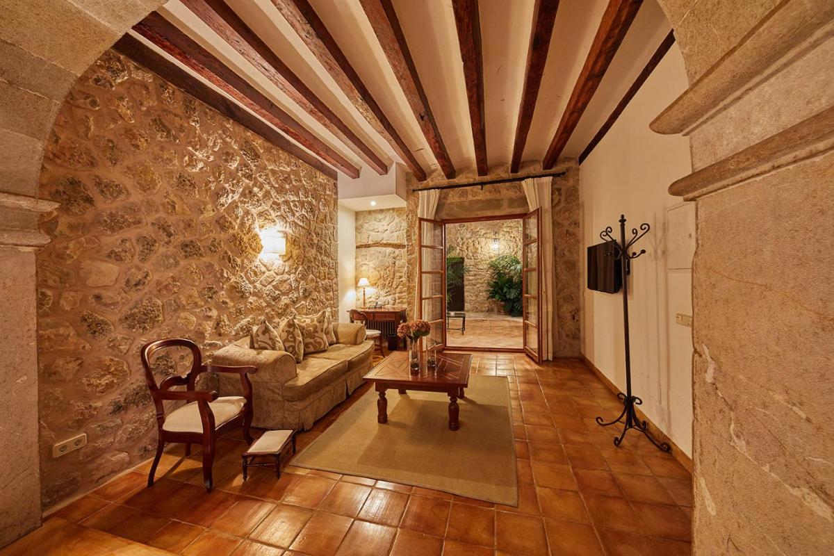 Zona de estar de Cas Comte Suites & Spa - Adults Only