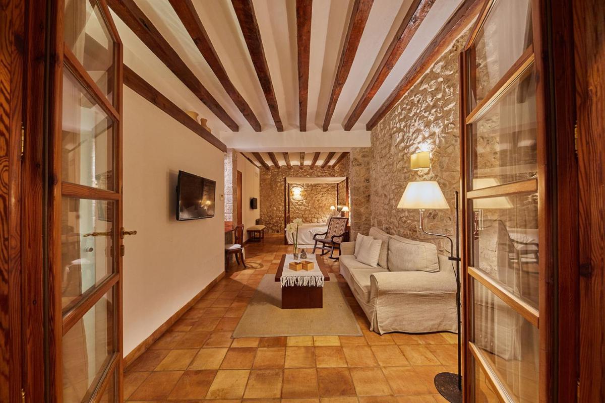 Zona de estar de Cas Comte Suites & Spa - Adults Only