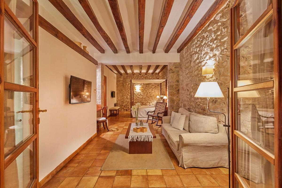 Zona de estar de Cas Comte Suites & Spa - Adults Only