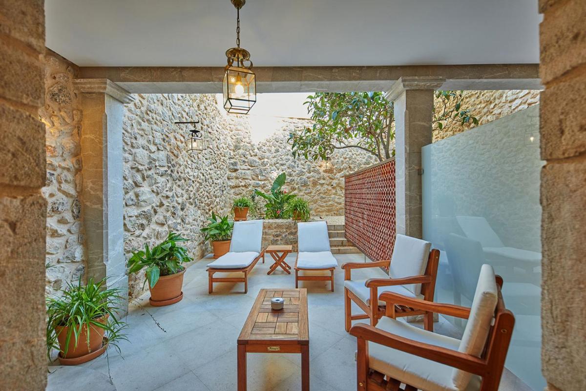 Zona de estar de Cas Comte Suites & Spa - Adults Only