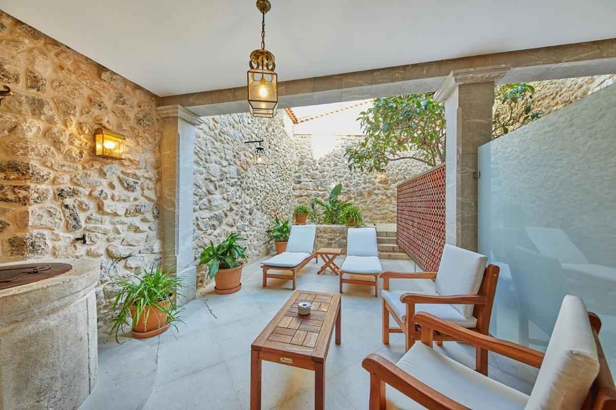 Zona de estar de Cas Comte Suites & Spa - Adults Only