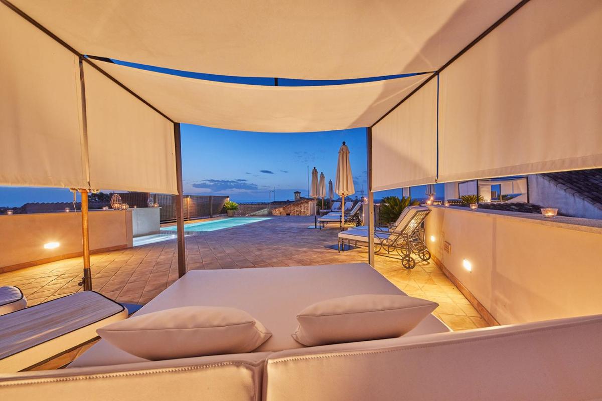 Zona de estar de Cas Comte Suites & Spa - Adults Only