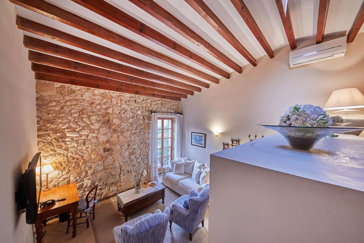 Zona de estar de Cas Comte Suites & Spa - Adults Only
