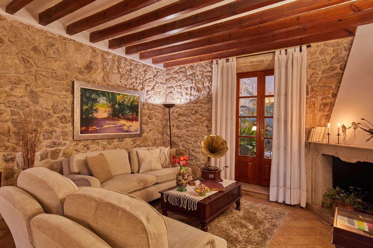 Zona de estar de Cas Comte Suites & Spa - Adults Only