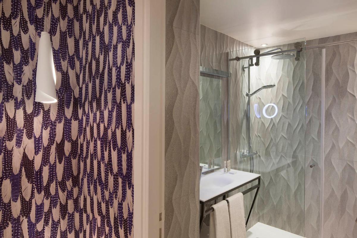 Salle de bains dans l'établissement Hotel Eden