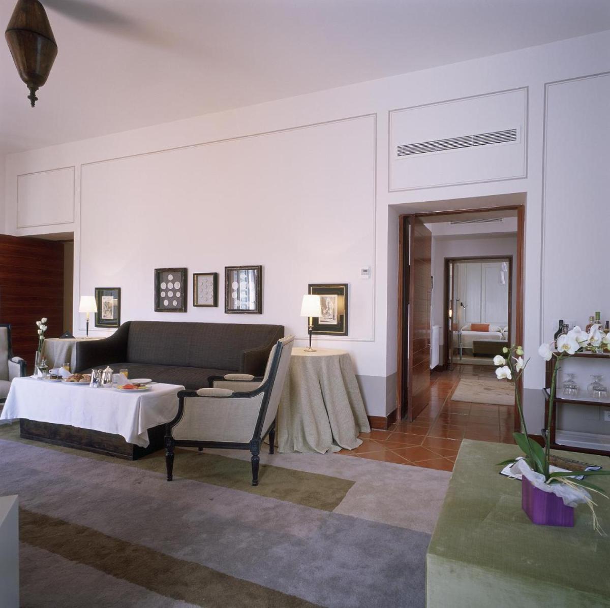 Cama o camas de una habitación en Parador de La Granja