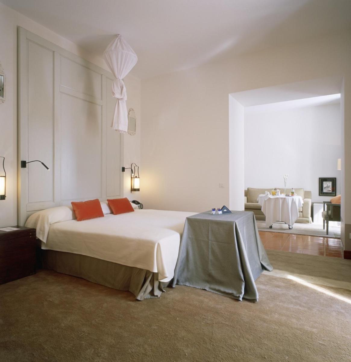 Cama o camas de una habitación en Parador de La Granja