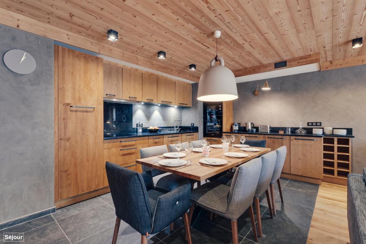 Cuisine ou kitchenette dans l'établissement Hôtel Avancher