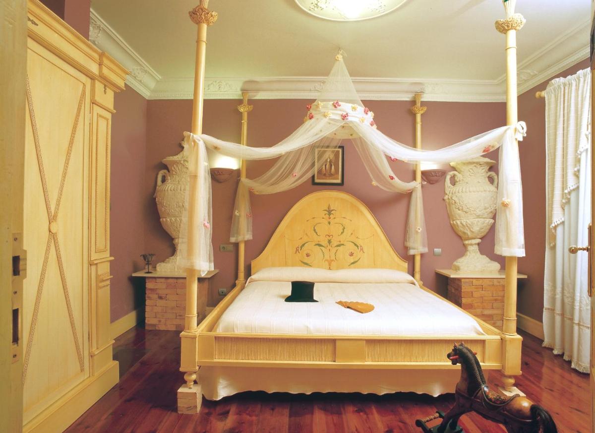 Cama o camas de una habitación en Posada del Indiano