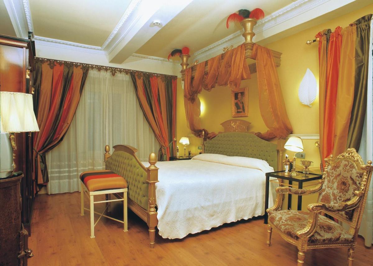 Cama o camas de una habitación en Posada del Indiano