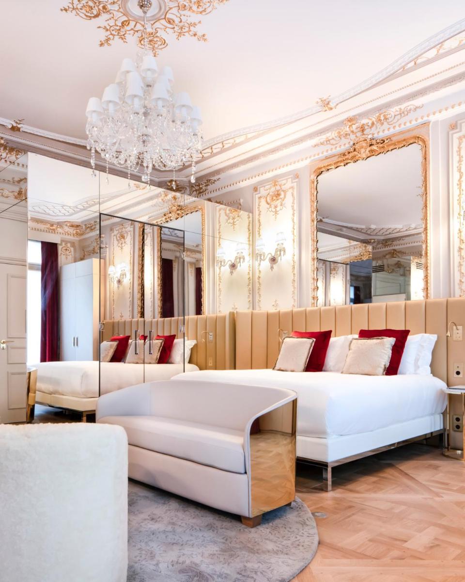 Coin salon dans l'établissement Hotel Bowmann