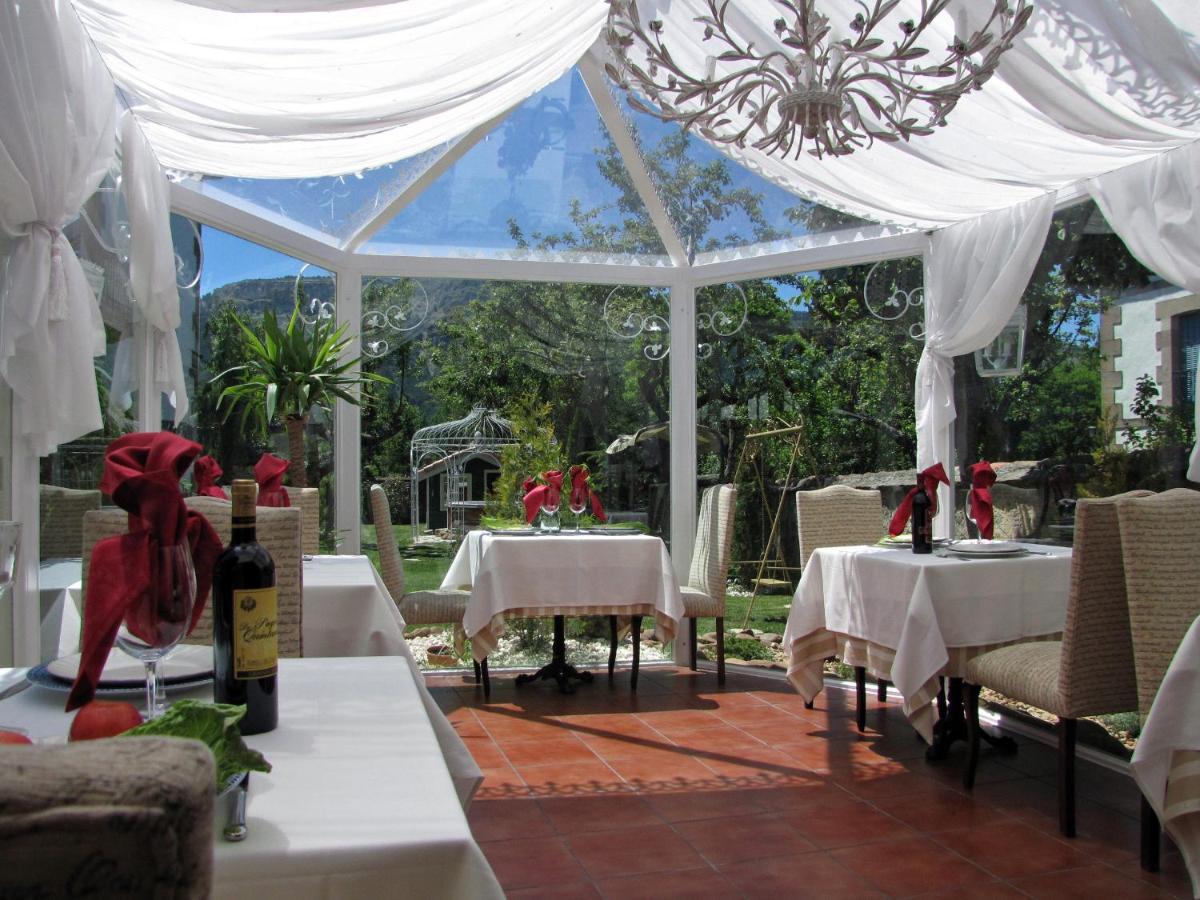 Jardín al aire libre en Posada del Indiano