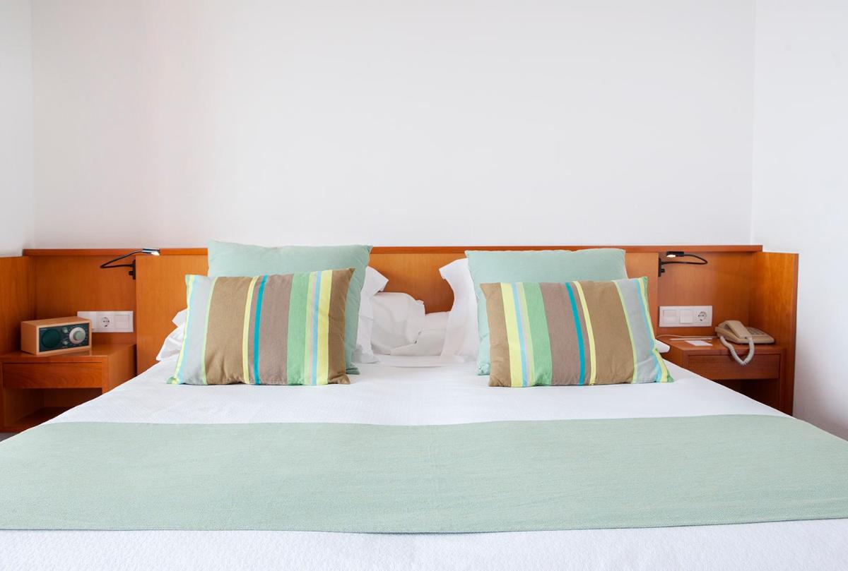 Cama o camas de una habitación en Almadraba Park Hotel